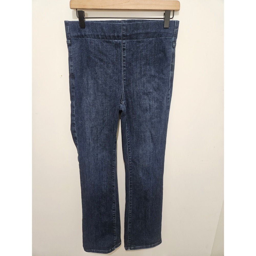 NYDJ Women Indigo Blue Pull On Denim Leggings High Rise Jeggings Size M 6-8-10